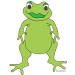 Standing Frog