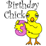 3rd Birthday Chick